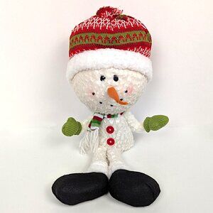 Christmas Snowman Shelf Sitter Seasonal Holiday Decor Burton + Burton